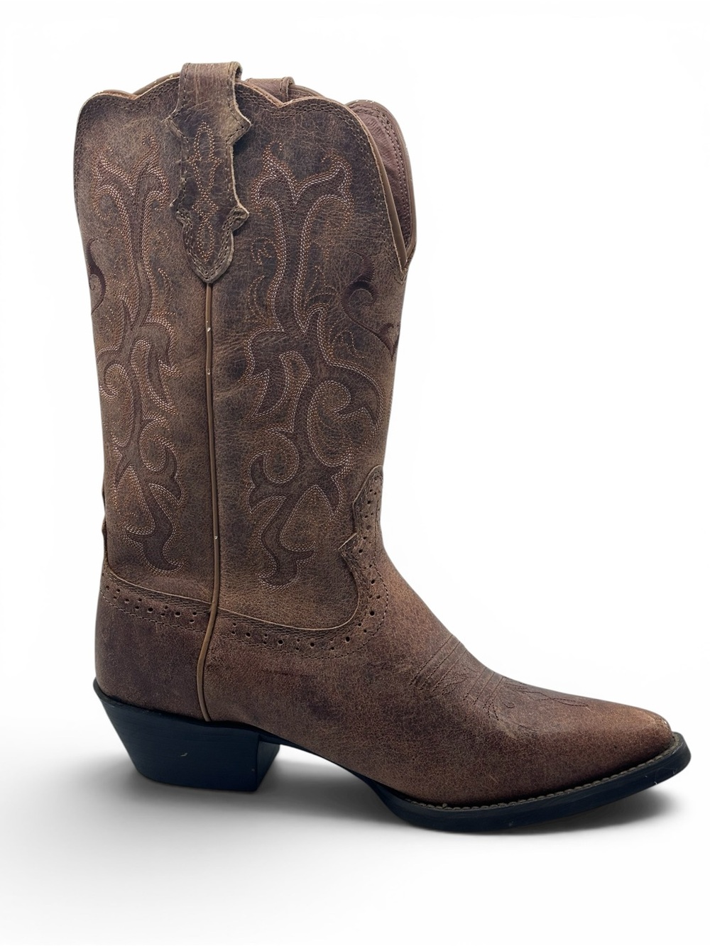 Justin Boots McKayla 8.5 D Leather Cowboy Western Single Boot Left Amputee L2561 - Picture 7 of 7